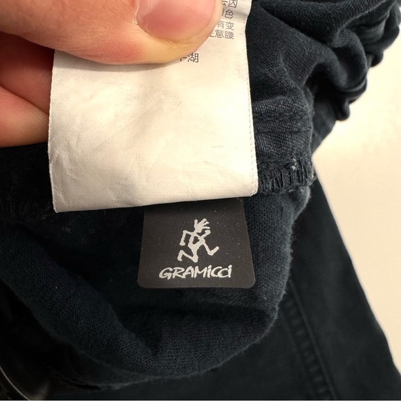 Gramicci Youth Boys Size 8 Navy Belted Twill Straight Leg Pants Adjustable Waist - Picture 8 of 13